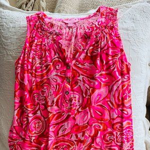 Lilly Pulitzer Sleeveless Printed top